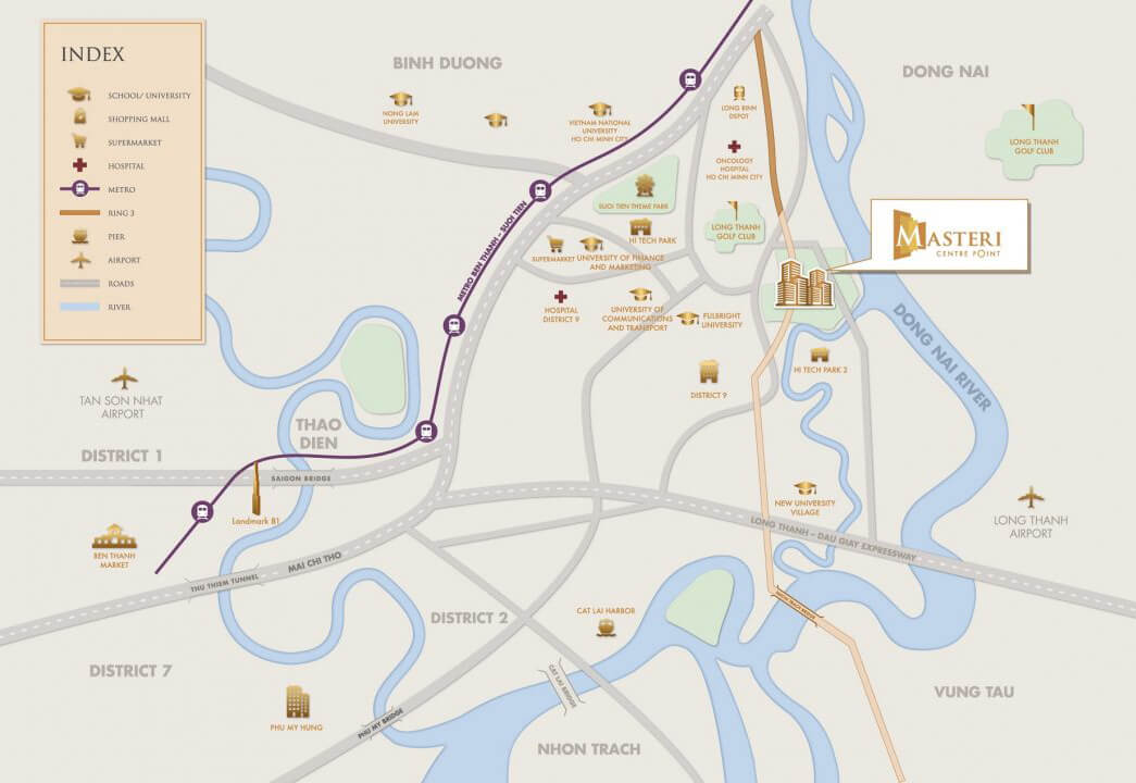 Vị trí Masteri Centre Point