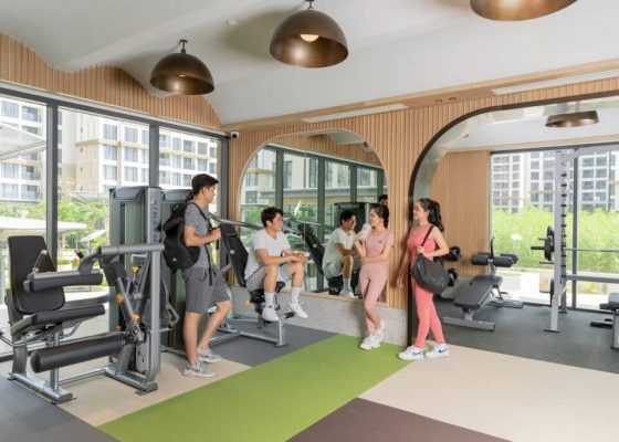 phòng gym masteri centre point