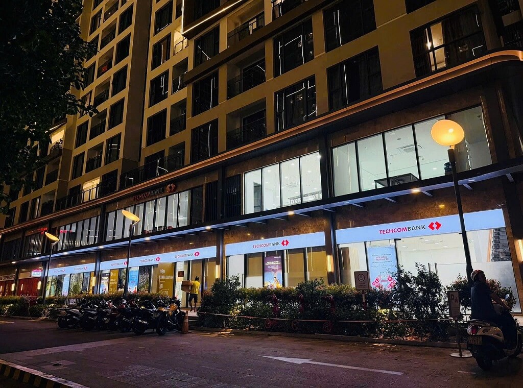 vị trí Techcombank tại Tháp A Masteri Centre Point